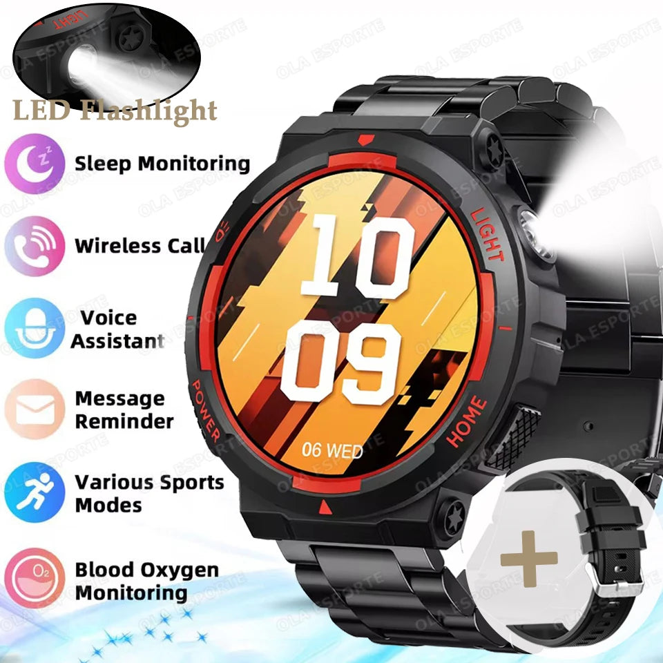 Smartwatch T-Rex 3 2025 – Militar | GPS Integrado | AMOLED 1.43" | 15 Dias de Bateria | À Prova d’Água