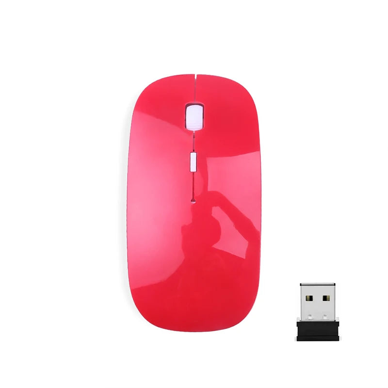 Mouse Sem Fio KEBIDUMEI 2.4GHz — Design Ergonômico e Desempenho Confiável!