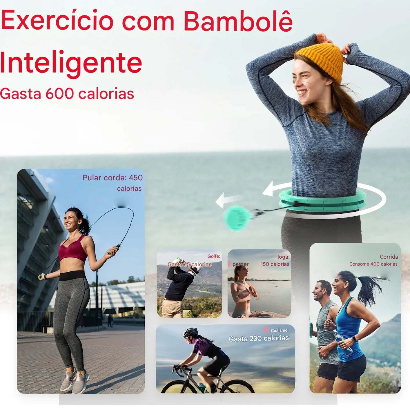 Anel de Exercício com Peso Ajustável — Fortaleça o Abdômen e Melhore seu Equilíbrio | Zyoon