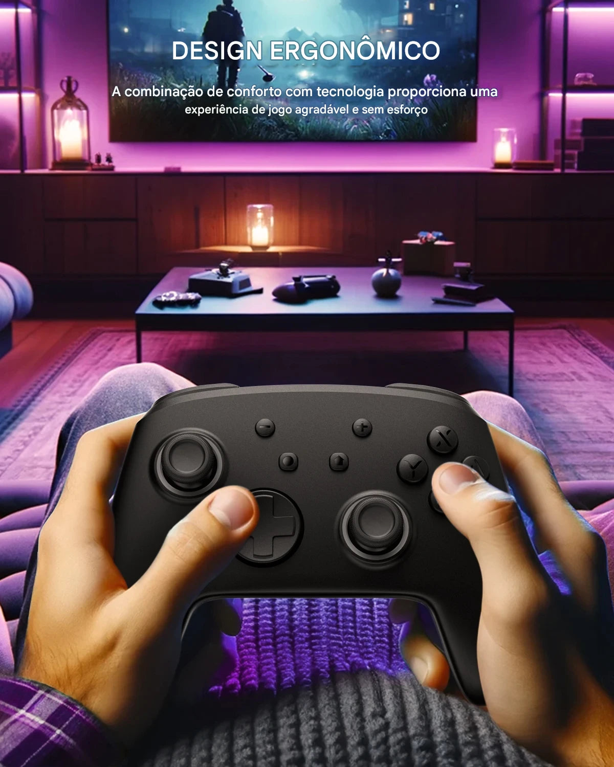 Controle Sem Fio Firefly Luminous FUNLAB – Compatível com Nintendo Switch / OLED / Lite