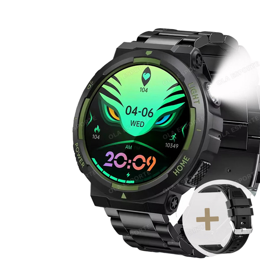 Smartwatch T-Rex 3 2025 – Militar | GPS Integrado | AMOLED 1.43" | 15 Dias de Bateria | À Prova d’Água