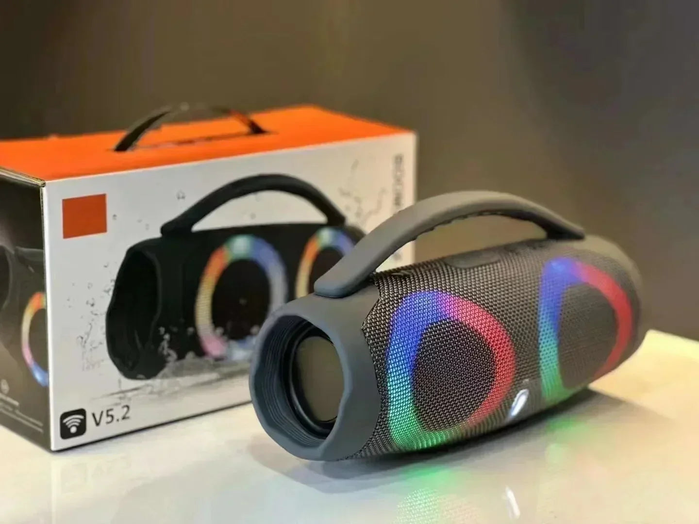 Opansten Caixa de Som Bluetooth Portátil – Potência e Versatilidade 100W