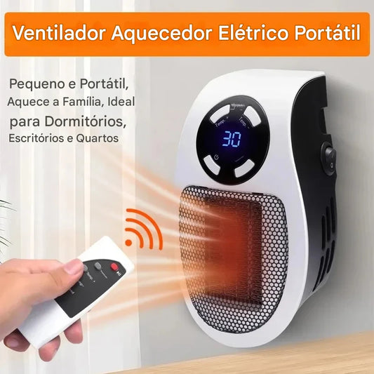 Aquecedor Portátil HAEGER 500W – Eficiência, Segurança e Conforto em Qualquer Ambiente