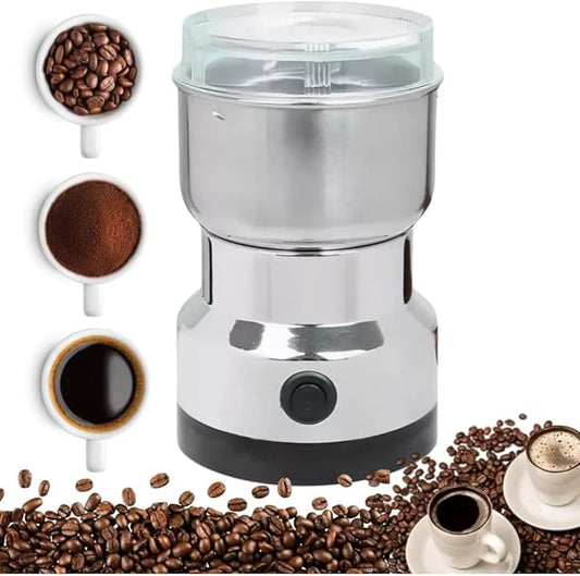 Moedor Elétrico Multifuncional XMSJ 150W – Compacto, Potente e Ideal para Temperos, Grãos e Café