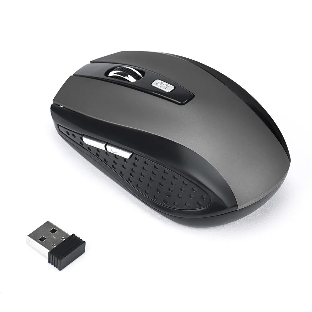 Mouse Sem Fio WHXMSH 2.4GHz — Leve, Portátil e Eficiente!