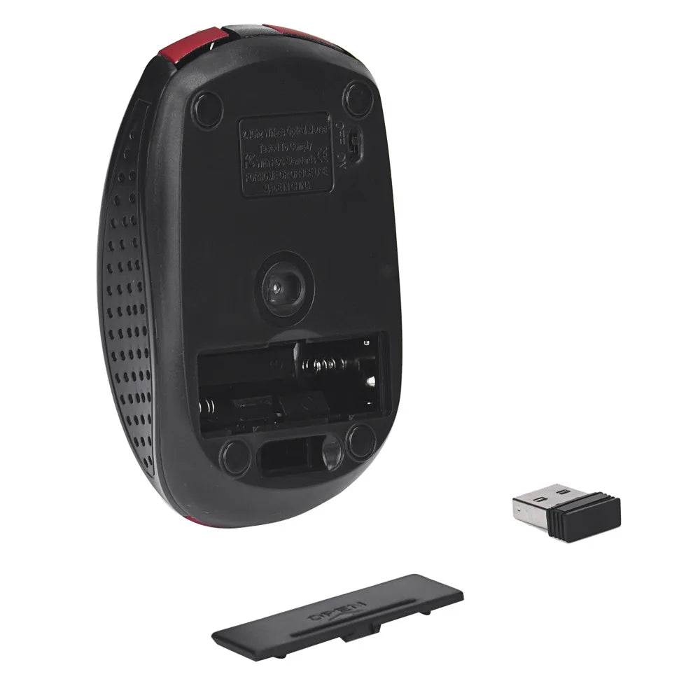 Mouse Sem Fio WHXMSH 2.4GHz — Leve, Portátil e Eficiente!