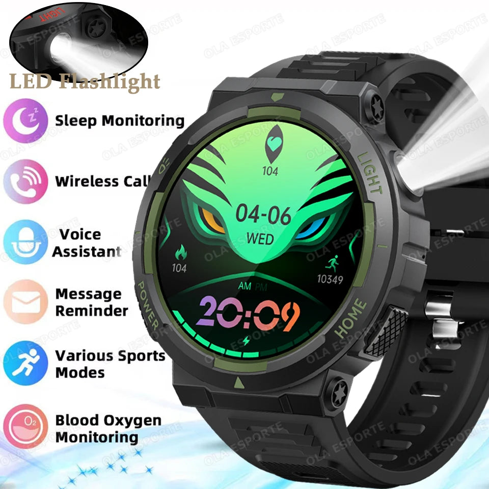 Smartwatch T-Rex 3 2025 – Militar | GPS Integrado | AMOLED 1.43" | 15 Dias de Bateria | À Prova d’Água