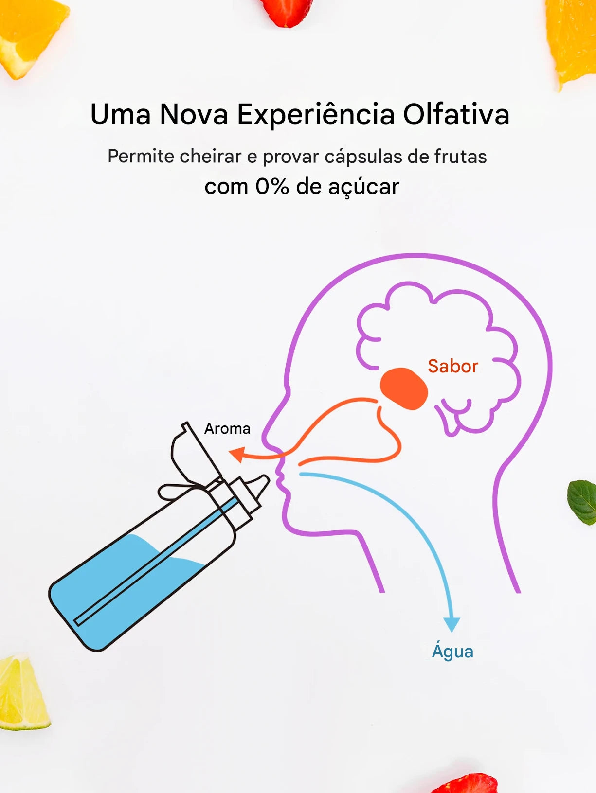 Garrafa Air Up Scent™ 650ml com Cápsulas Aromáticas – Hidratação Inteligente | Zyoon