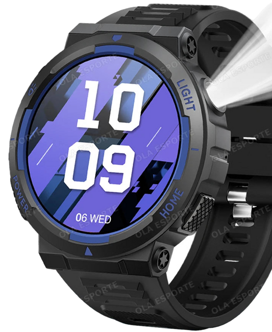 Smartwatch T-Rex 3 2025 – Militar | GPS Integrado | AMOLED 1.43" | 15 Dias de Bateria | À Prova d’Água