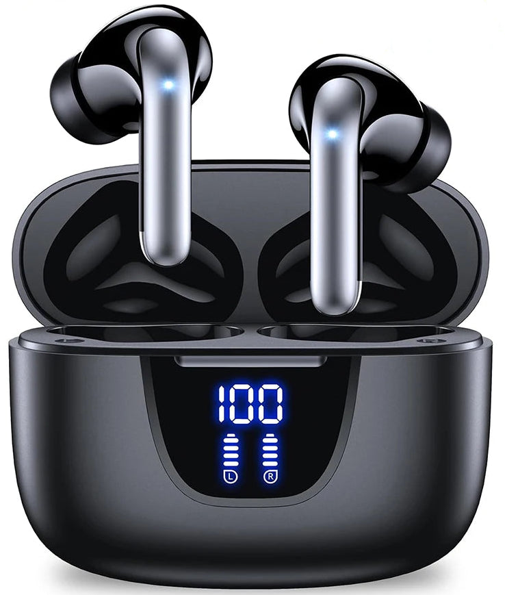 Arikasen ANC – Fones Bluetooth com Cancelamento de Ruído Ativo e Display LED