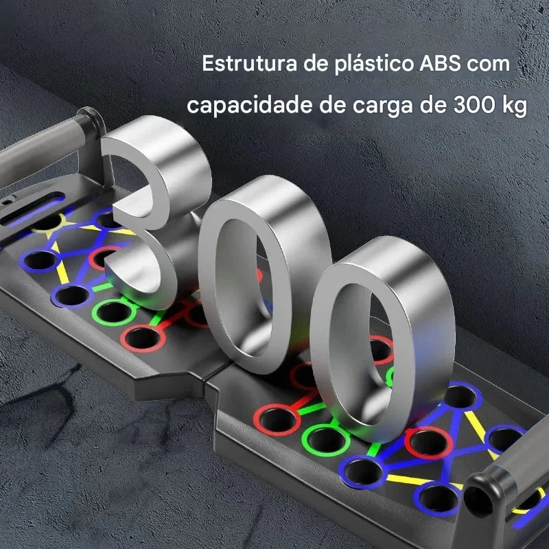 Estação de Flexões LINGPENG – Treinamento Completo de Força | Zyoon