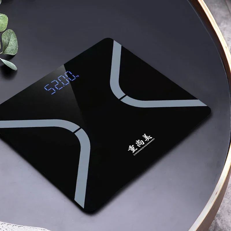 Balança Digital de Vidro Temperado com LCD – Saúde e Precisão | Zyoon