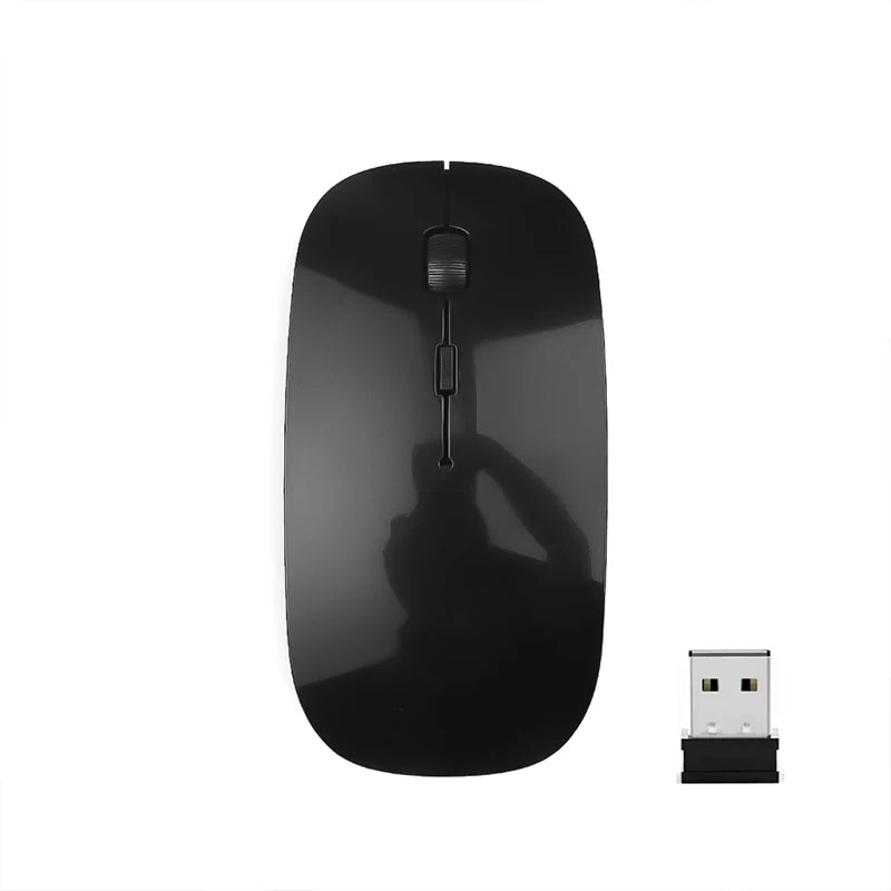 Mouse Sem Fio KEBIDUMEI 2.4GHz — Design Ergonômico e Desempenho Confiável!