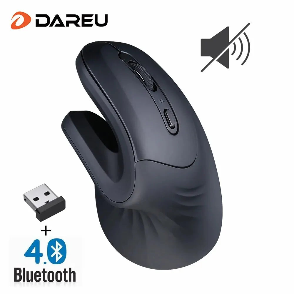 Mouse Sem Fio Dual Mode Dareu – Precisão, Silêncio e Desempenho