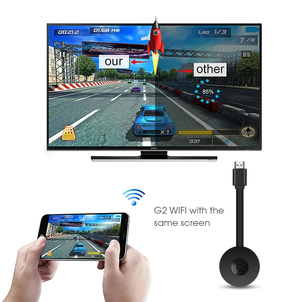 Dongle HDMI Wireless Kebidumei – Transmita do Celular para a TV com Alta Definição!