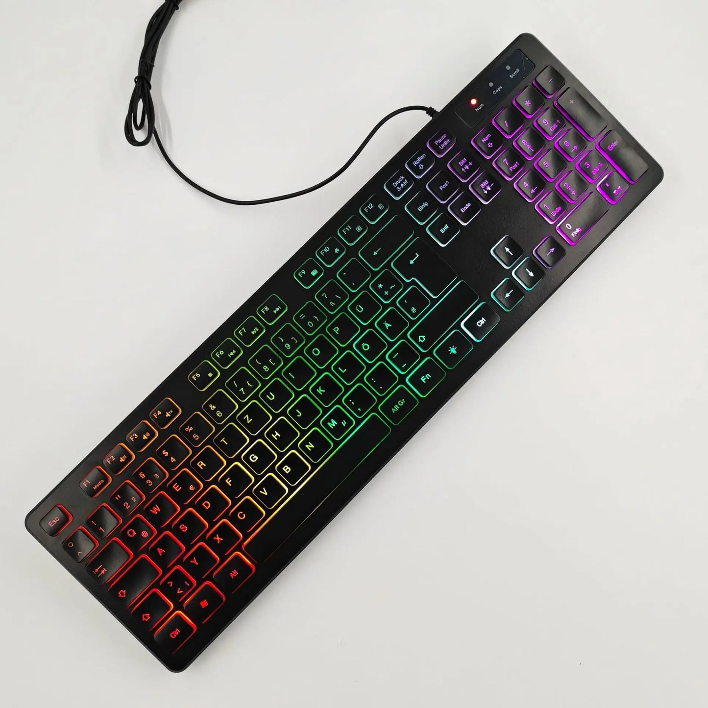 Teclado Gamer FUYUMY RGB com Fio