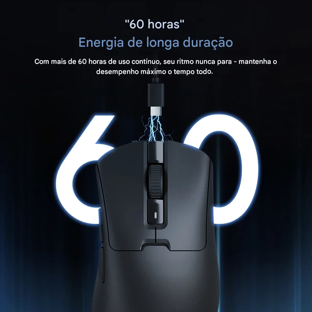 Mouse Gamer Sem Fio Delux M900 SE — Precisão Profissional e Performance Extrema