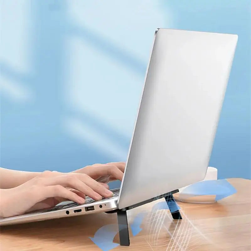 Suporte Dobrável para Notebook – Compacto, Discreto e Eficiente!