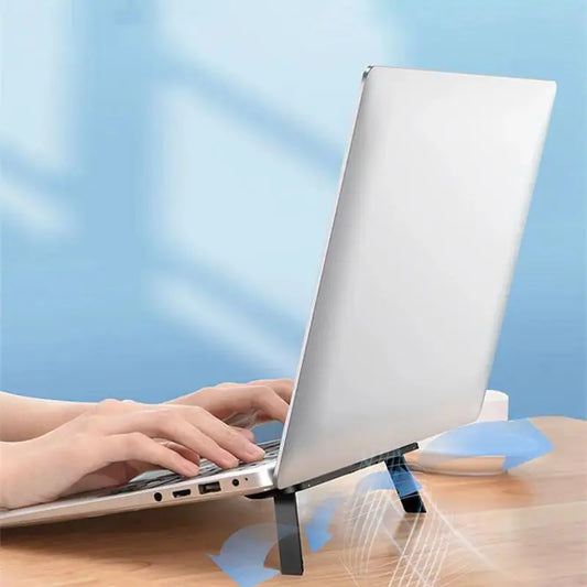 Suporte Dobrável para Notebook – Compacto, Discreto e Eficiente!