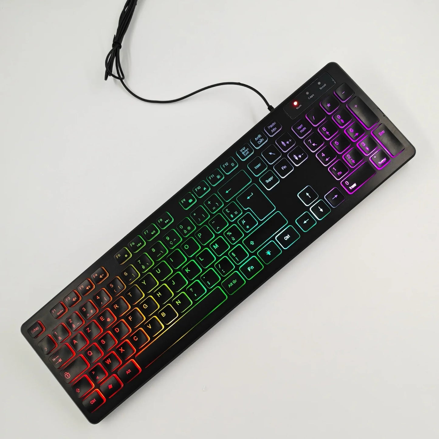 Teclado Gamer FUYUMY RGB com Fio