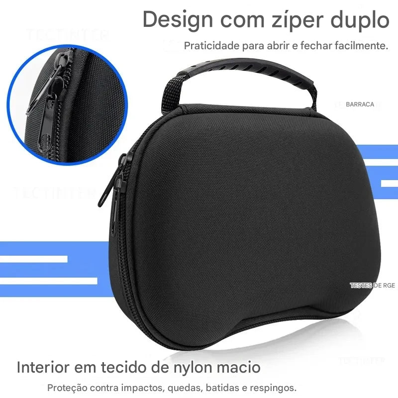 Estojo Rígido de Proteção para Controle – Compatível com PS5, PS4, PS3, Xbox e Nintendo Switch Pro