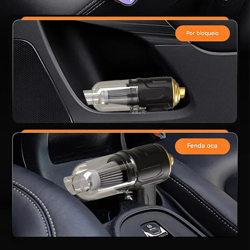 Aspirador Portátil Xiaomi MIJIA 120W Sem Fio 2 em 1 — Potência e Praticidade em Qualquer Lugar