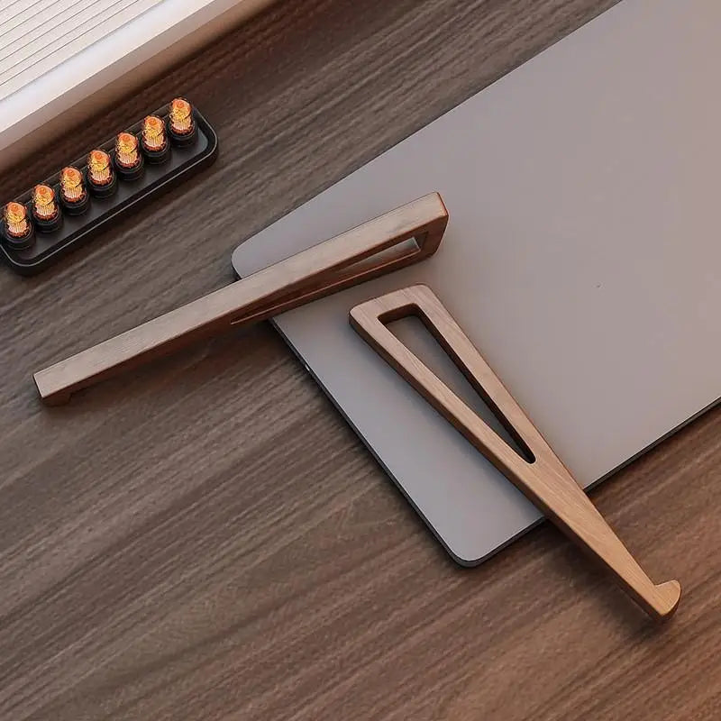 Suporte para Notebook em Bambu SD&amp;HI – Sustentável, Elegante e Ergonômico!