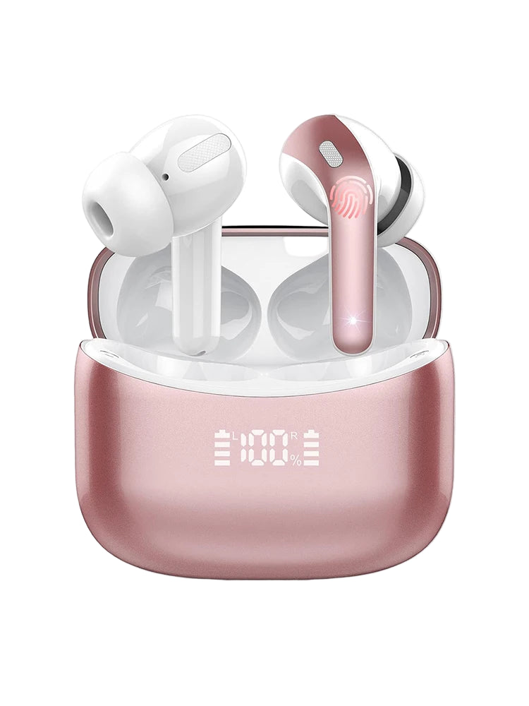 Arikasen – Fones Bluetooth Sem Fio com Microfone e Estojo com Display LED