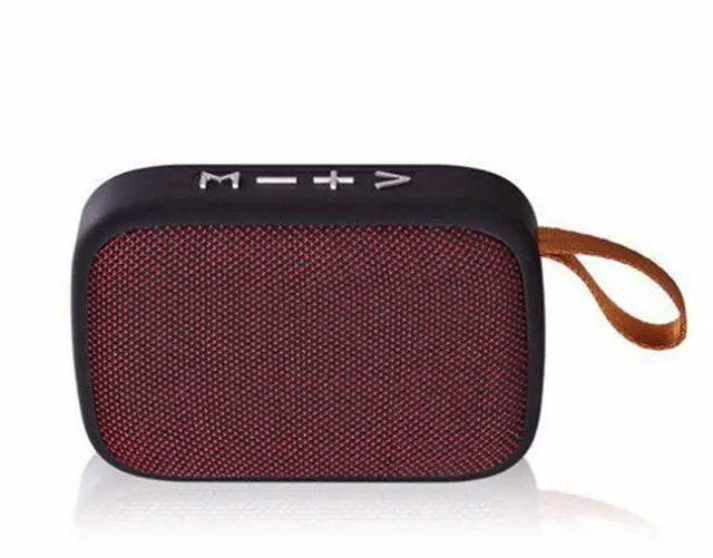 Caixa de Som Bluetooth Portátil com Malha de Tecido – Som Potente, Design Moderno e Alta Portabilidade