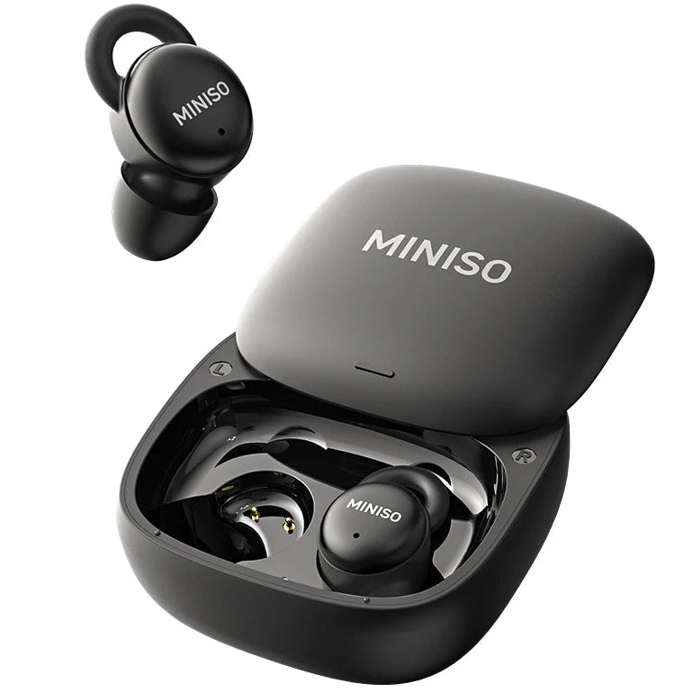 Miniso – Fones Bluetooth Sem Fio com Microfone Integrado