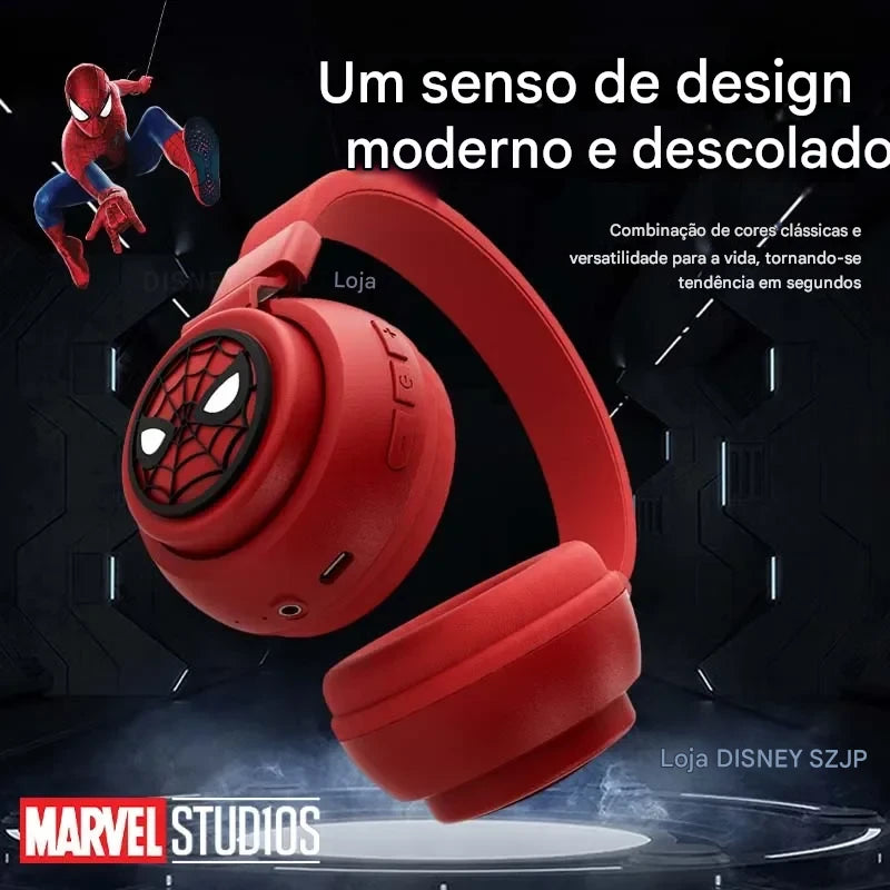 Fone Bluetooth Disney com Cancelamento de Ruído – Som Premium e Design Exclusivo