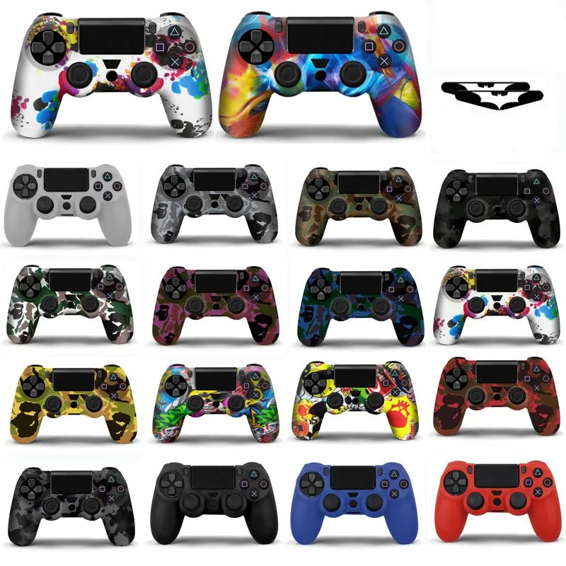 Capa de Silicone Camuflada para Controle PS4 – Proteção, Estilo e Conforto Total!