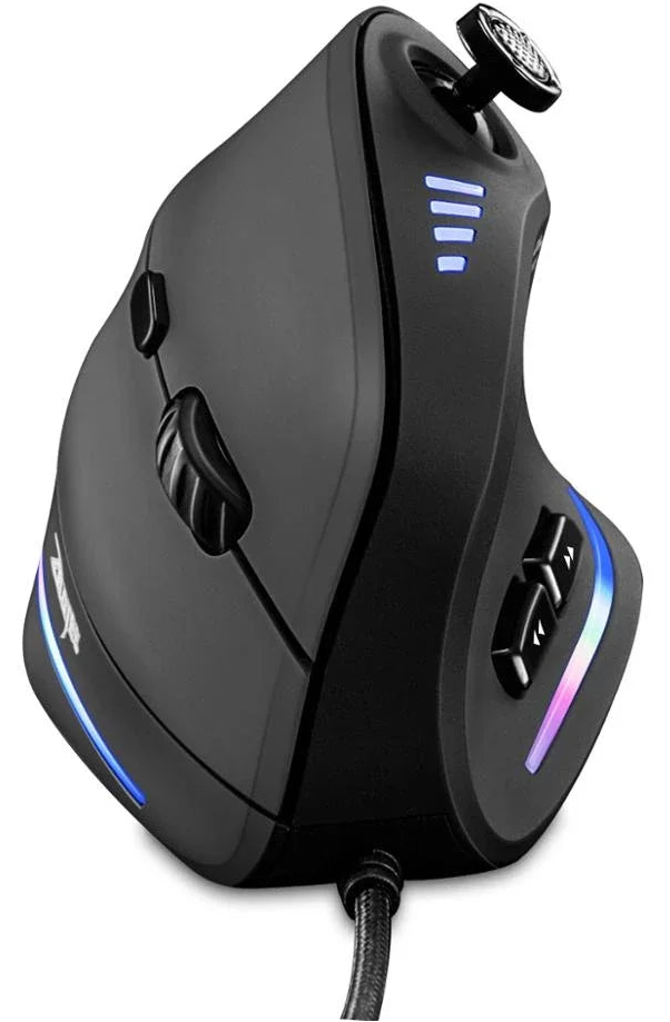 Mouse Vertical Gamer LEFON C18 — Precisão, Ergonomia e Desempenho Avançado!