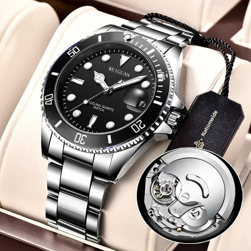 Relógio Automático Masculino Esportivo – Precisão Mecânica, Design Imponente e Resistência Extrema