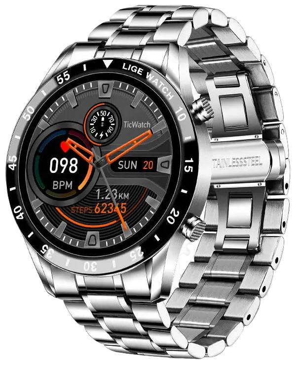 LIGE BW0189 – Smartwatch Elegante e Potente com Chamadas Bluetooth e Monitoramento de Saúde