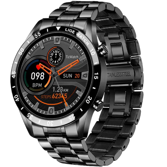 LIGE BW0189 – Smartwatch Elegante e Potente com Chamadas Bluetooth e Monitoramento de Saúde