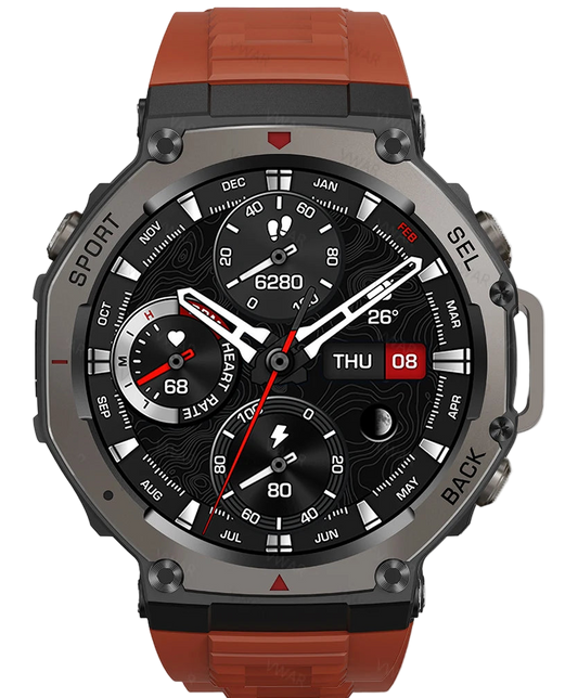 Smartwatch VWAR T-Rex 3 GPS – Resistência Militar e Tecnologia Premium