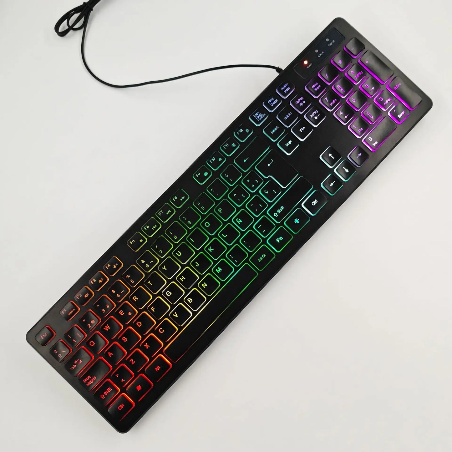 Teclado Gamer FUYUMY RGB com Fio