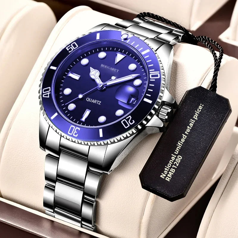 Relógio Automático Masculino Esportivo – Precisão Mecânica, Design Imponente e Resistência Extrema