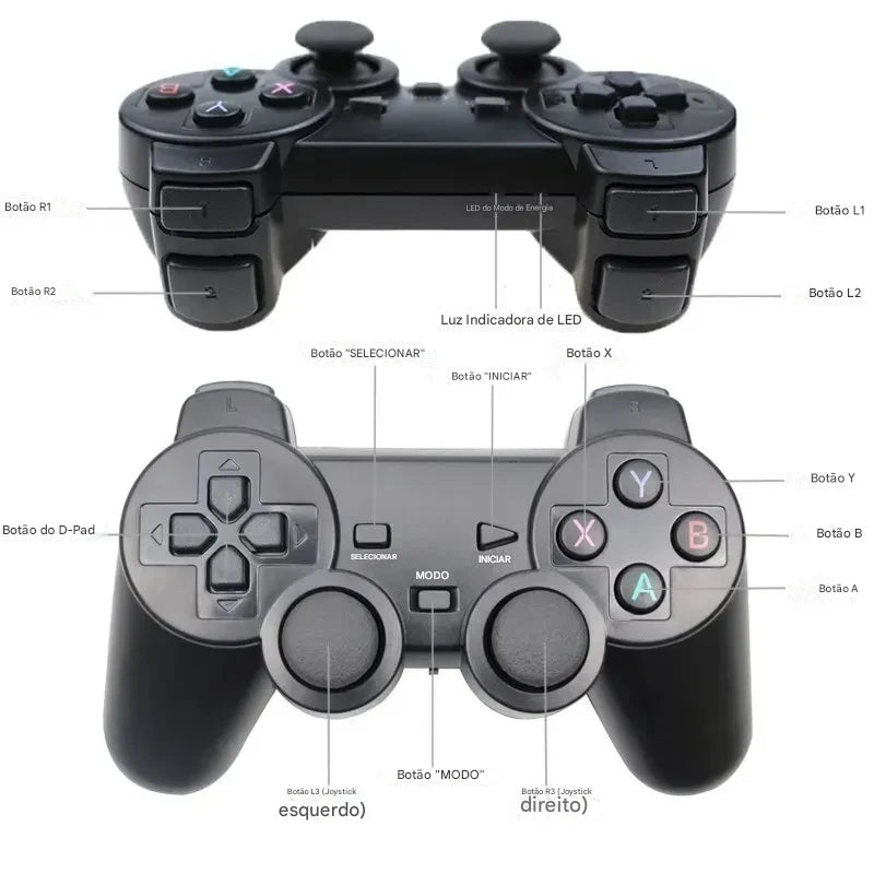 Controle Sem Fio 2.4G TECTINTER – Precisão, Conforto e Liberdade para Jogar!