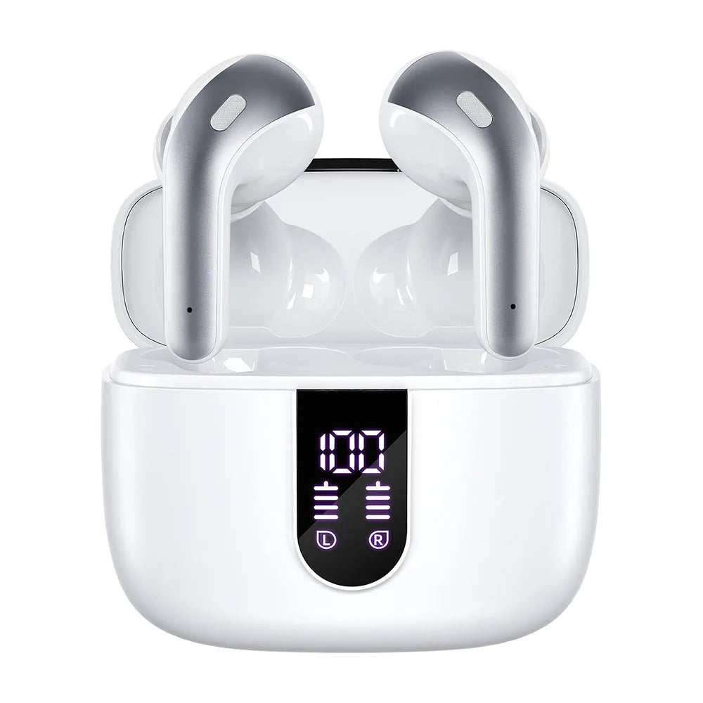 Arikasen – Fones Bluetooth Sem Fio com Microfone e Estojo com Display LED