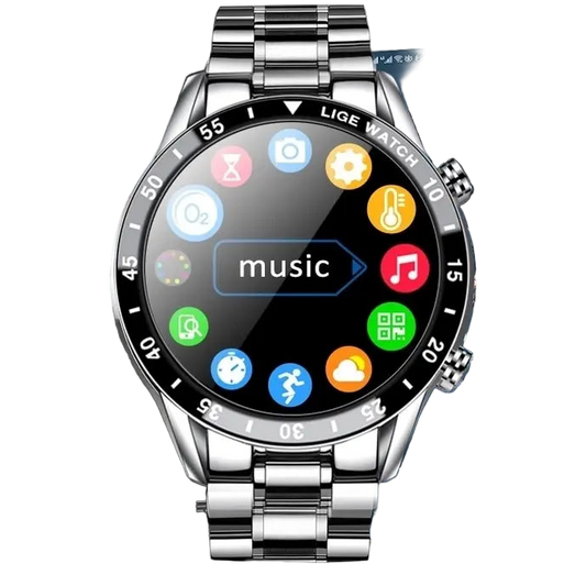 LIGE BW0189 – Smartwatch Elegante e Potente com Chamadas Bluetooth e Monitoramento de Saúde
