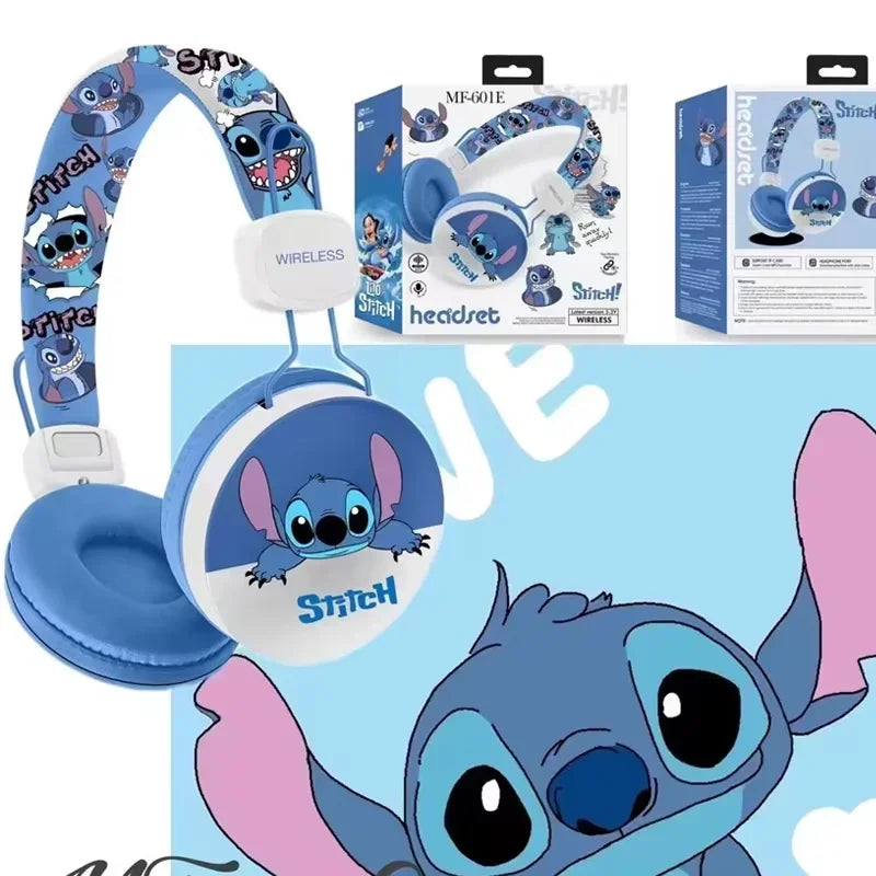 Fone de Ouvido Bluetooth Disney Stitch — Design Divertido e Som de Alta Qualidade