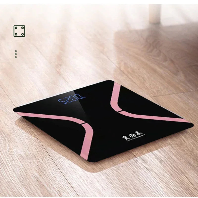 Balança Digital de Vidro Temperado com LCD – Saúde e Precisão | Zyoon