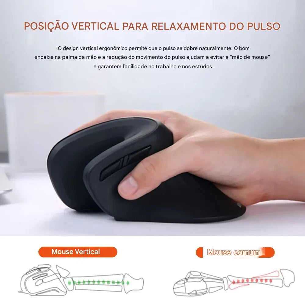 Mouse Sem Fio Dual Mode Dareu – Precisão, Silêncio e Desempenho