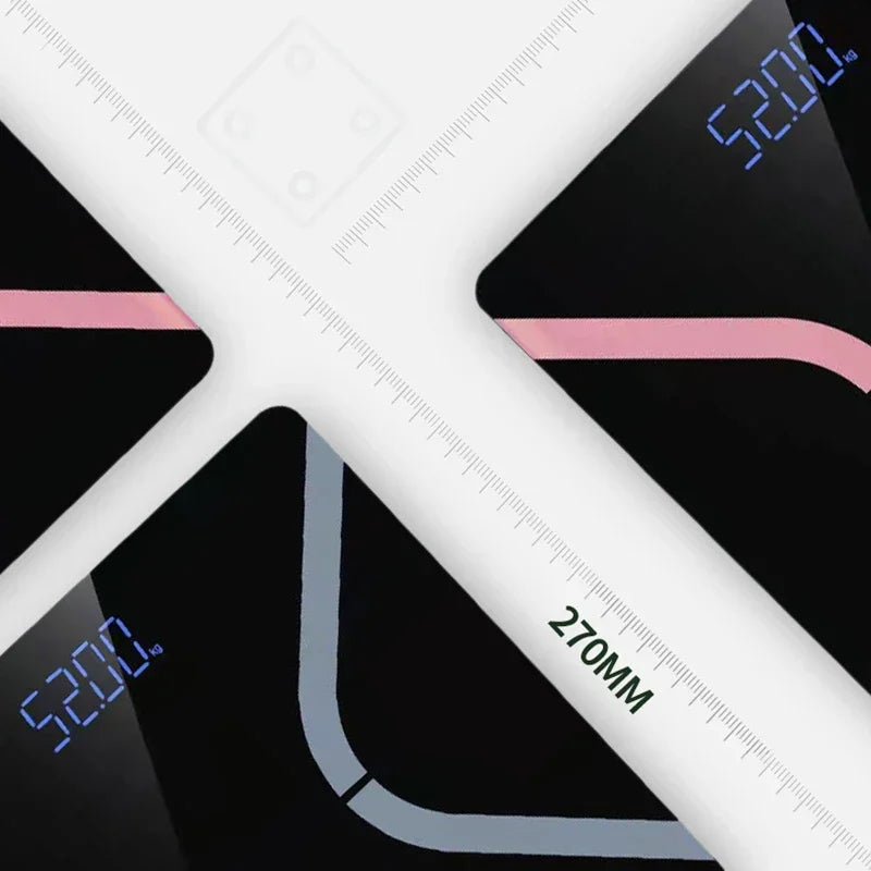 Balança Digital de Vidro Temperado com LCD – Saúde e Precisão | Zyoon