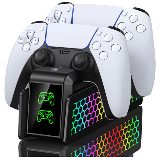 Base de Carregamento Dupla para Controles PS5 – DinoFire